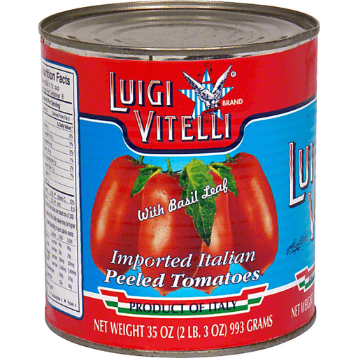 slide 1 of 1, Luigi Vitelli Italian Peeled Tomatoes, 35 oz