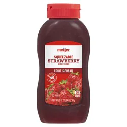 Meijer Squeezable Strawberry Fruit Spread