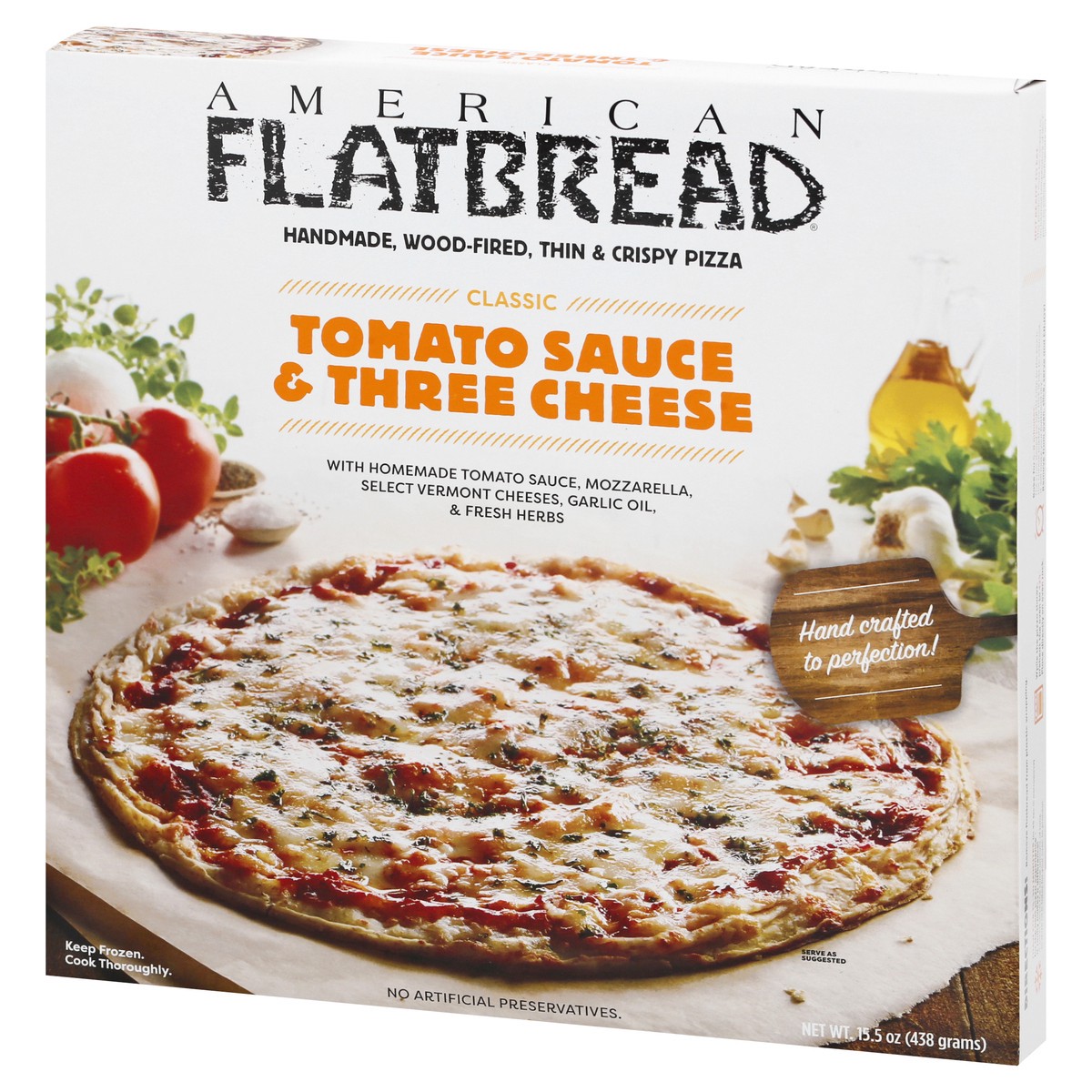 slide 3 of 13, American Flatbread Classic Tomato Sauce & Three Cheese Pizza 15.5 oz, 15.5 oz