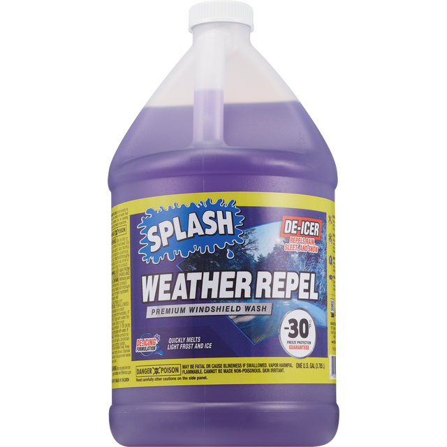 slide 1 of 1, NATIONAL Splash -30°f Weather Repel Windshield Wash, 128 oz