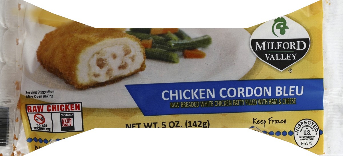 slide 4 of 7, Milford Valley Cordon Bleu Chicken, 5 oz