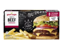 Giant Eagle 100% Beef Gluten Free Burgers