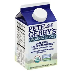 Organic Valley Liquid Egg Whites 16 oz