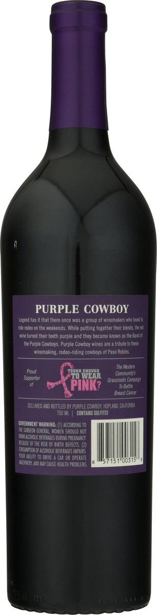 slide 3 of 9, Purple Cowboy Trail Boss Paso Robles Cabernet Sauvignon 750 ml, 750 ml