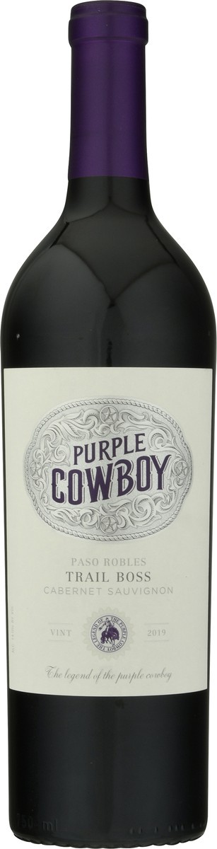 slide 1 of 9, Purple Cowboy Trail Boss Paso Robles Cabernet Sauvignon 750 ml, 750 ml
