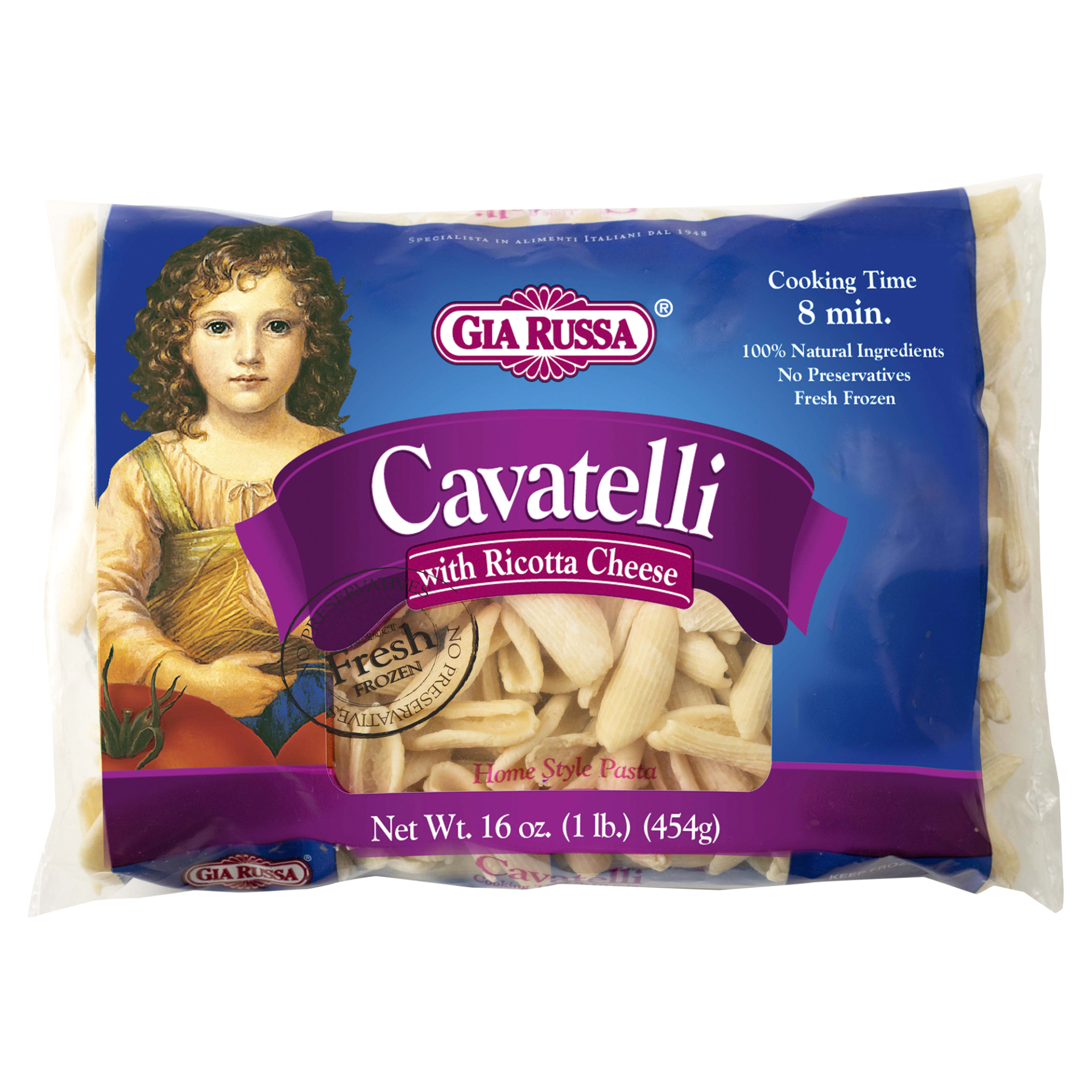 slide 1 of 1, Gia Russa Frozen Cheese Cavatelli, 16 oz