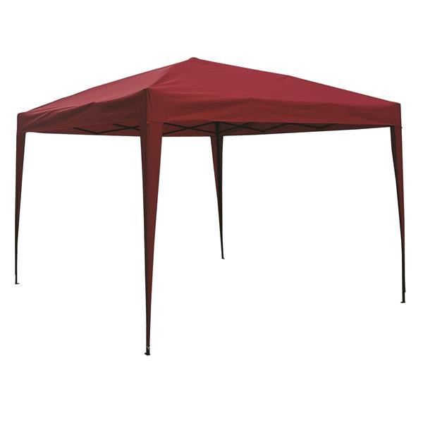 slide 1 of 1, 10' X 10' Instant Up Gazebo - Red, 10 ft