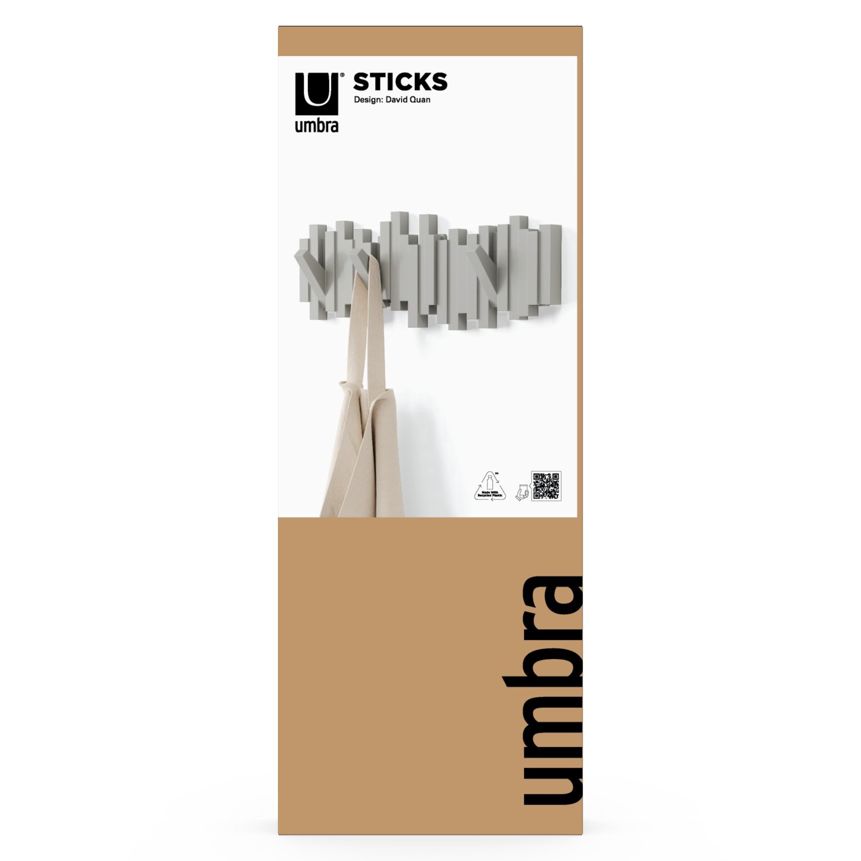 slide 1 of 10, Umbra Sticks Multi-Hook Rack - Grey, 1 ct