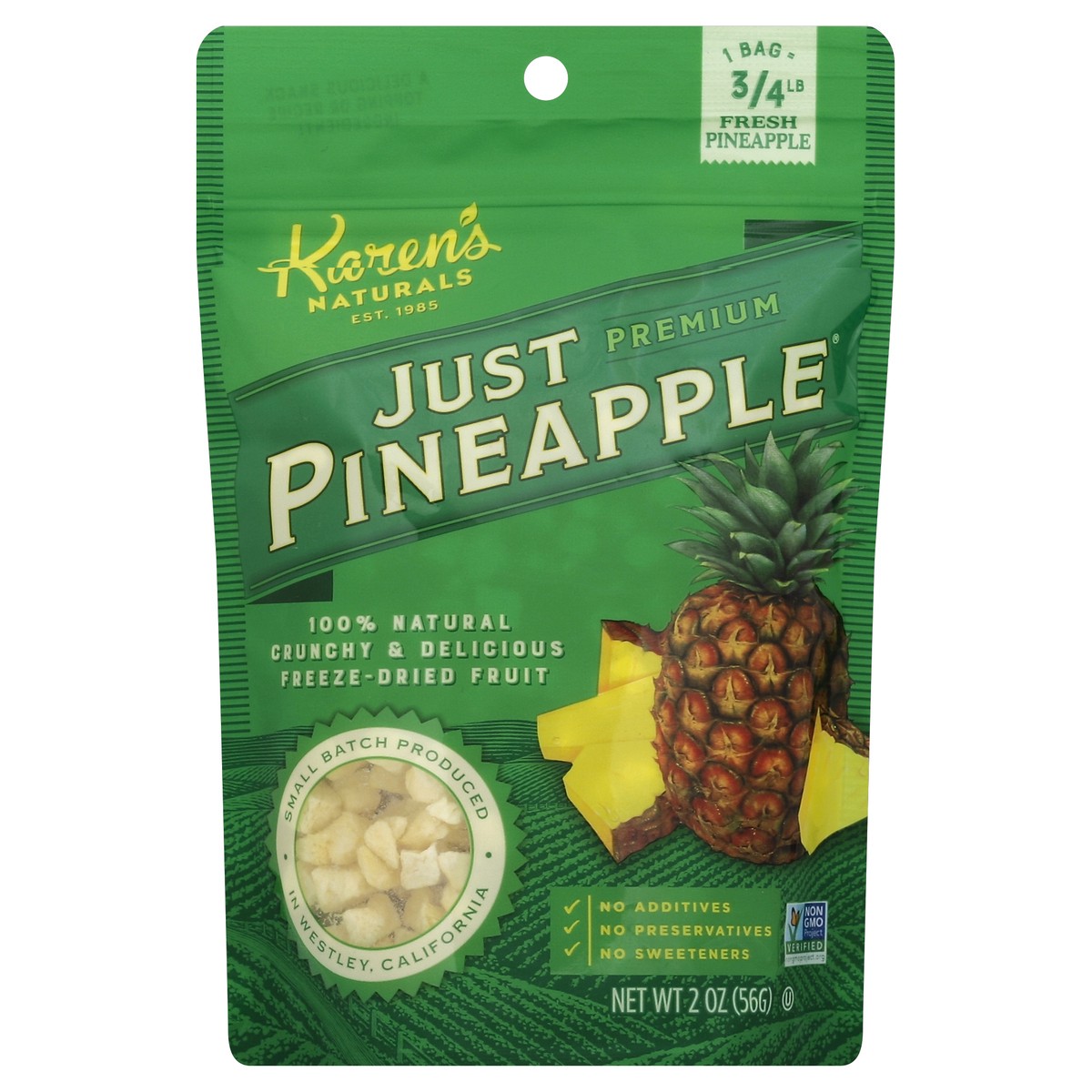 slide 2 of 3, Karen's Naturals Just Pineapple 2 oz, 2 oz