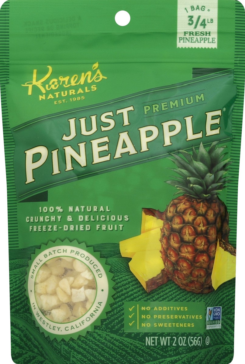 slide 1 of 3, Karen's Naturals Just Pineapple 2 oz, 2 oz