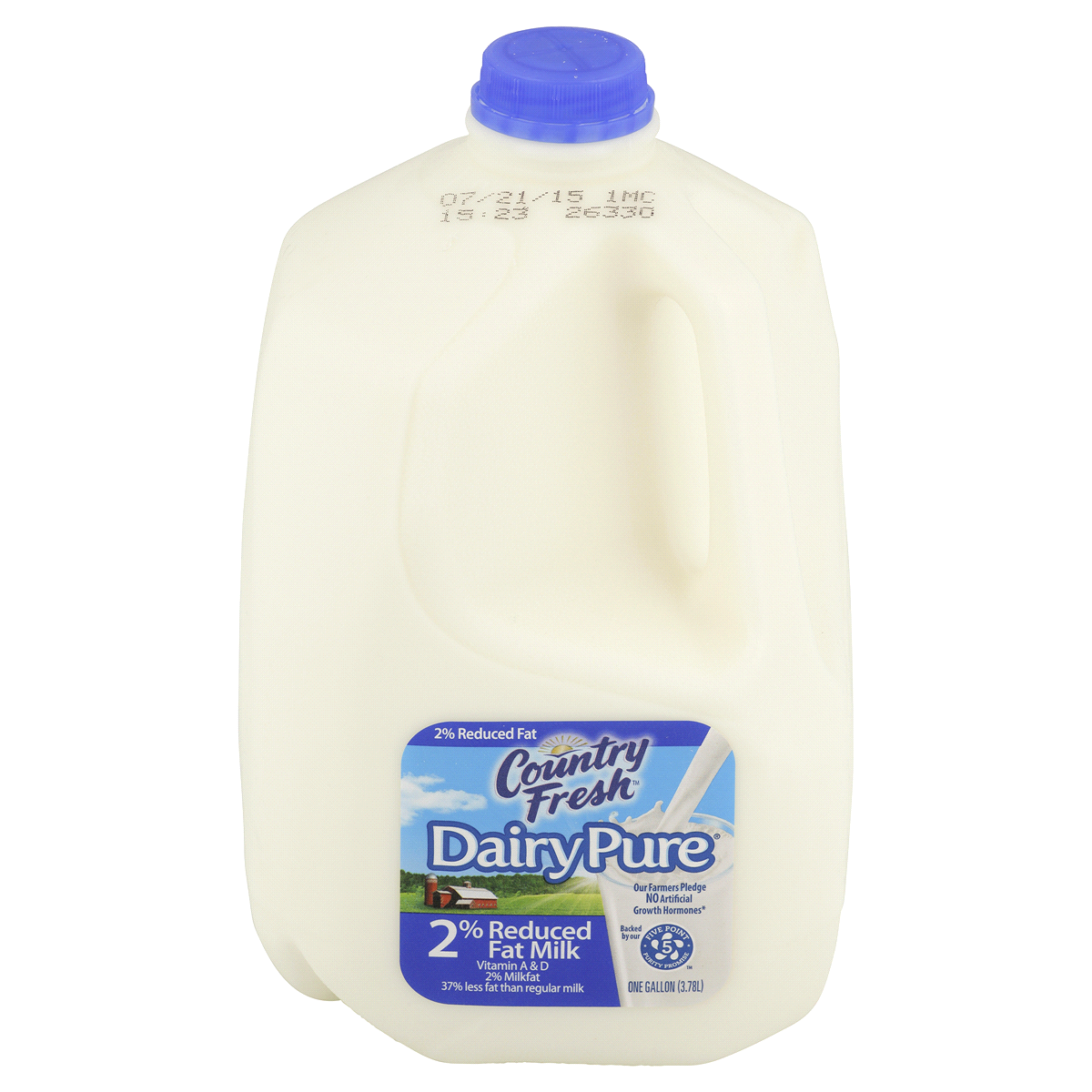 slide 1 of 2, Dairy Pure 2% Reduced Fat Milk, 1 gal