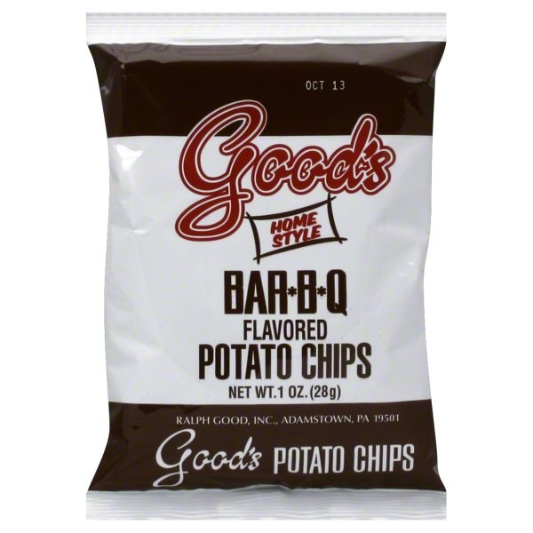 slide 1 of 1, Good's Potato Chips, Bar-B-Q, 1 oz