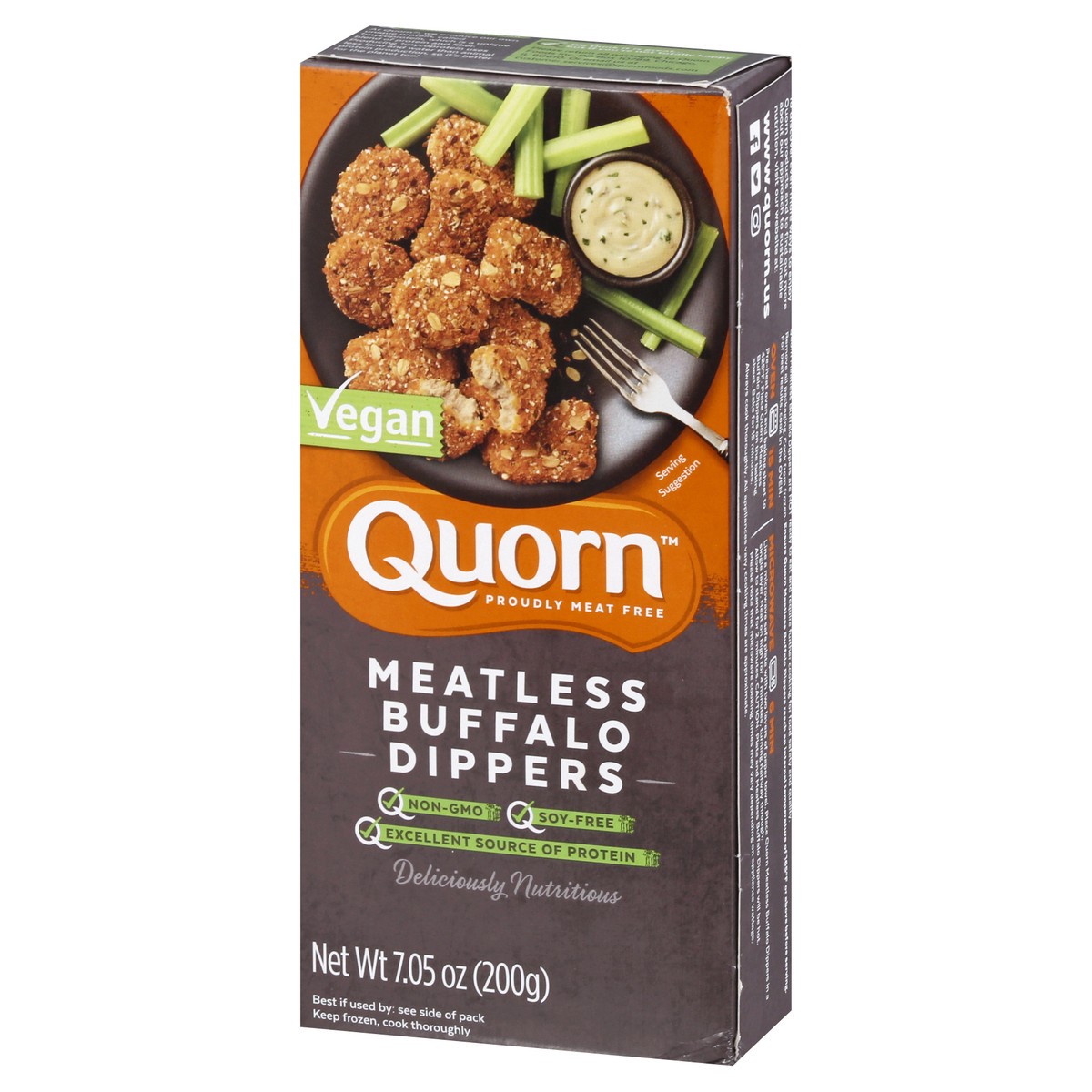 slide 3 of 9, Quorn Vegan Meatless Buffalo Dippers 7.05 oz, 7.05 oz
