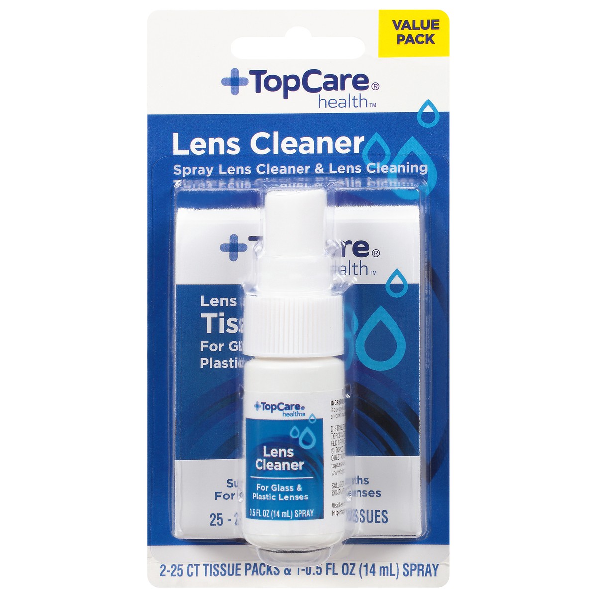 slide 6 of 14, TopCare Health Value Pack Lens Cleaner 1 ea, 1 ct