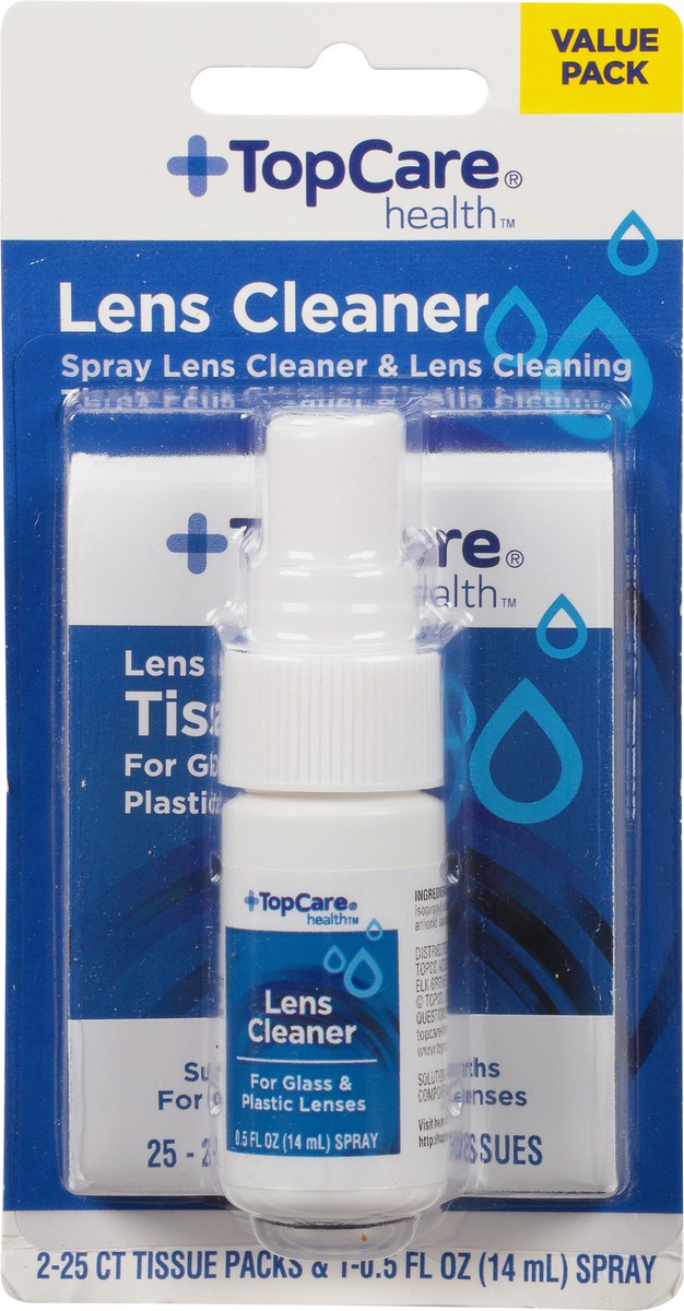 slide 7 of 14, TopCare Health Value Pack Lens Cleaner 1 ea, 1 ct
