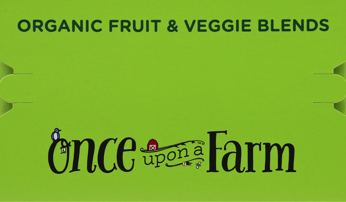 slide 5 of 9, Once Upon a Farm Cold-Pressed Organic 4 Pack Green Kale & Apples Fruit & Veggie Blend 4 ea, 8 ct; 2.7 oz