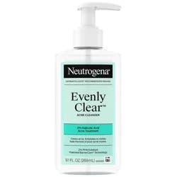 Neutrogena Evenly Clear Acne Cleanser with Salicylic Acid, 9.1 fl. oz
