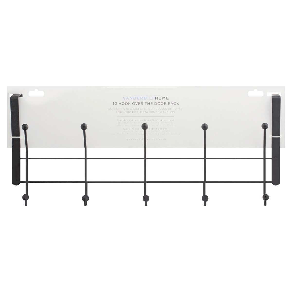 slide 1 of 7, Vanderbilt Home Door Rack Hook 1 ea, 1 ct