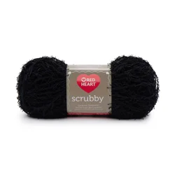 Red Heart Scrubby, Black