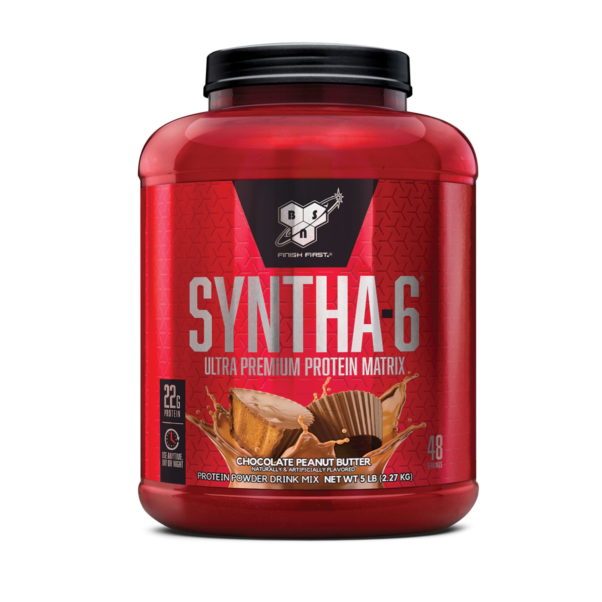 slide 1 of 1, BSN SYNTHA-6 - Chocolate Peanut Butter, 5 lb