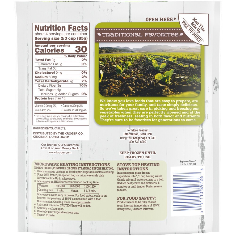 slide 4 of 5, Kroger Crinkle Cut Carrots, 12 oz