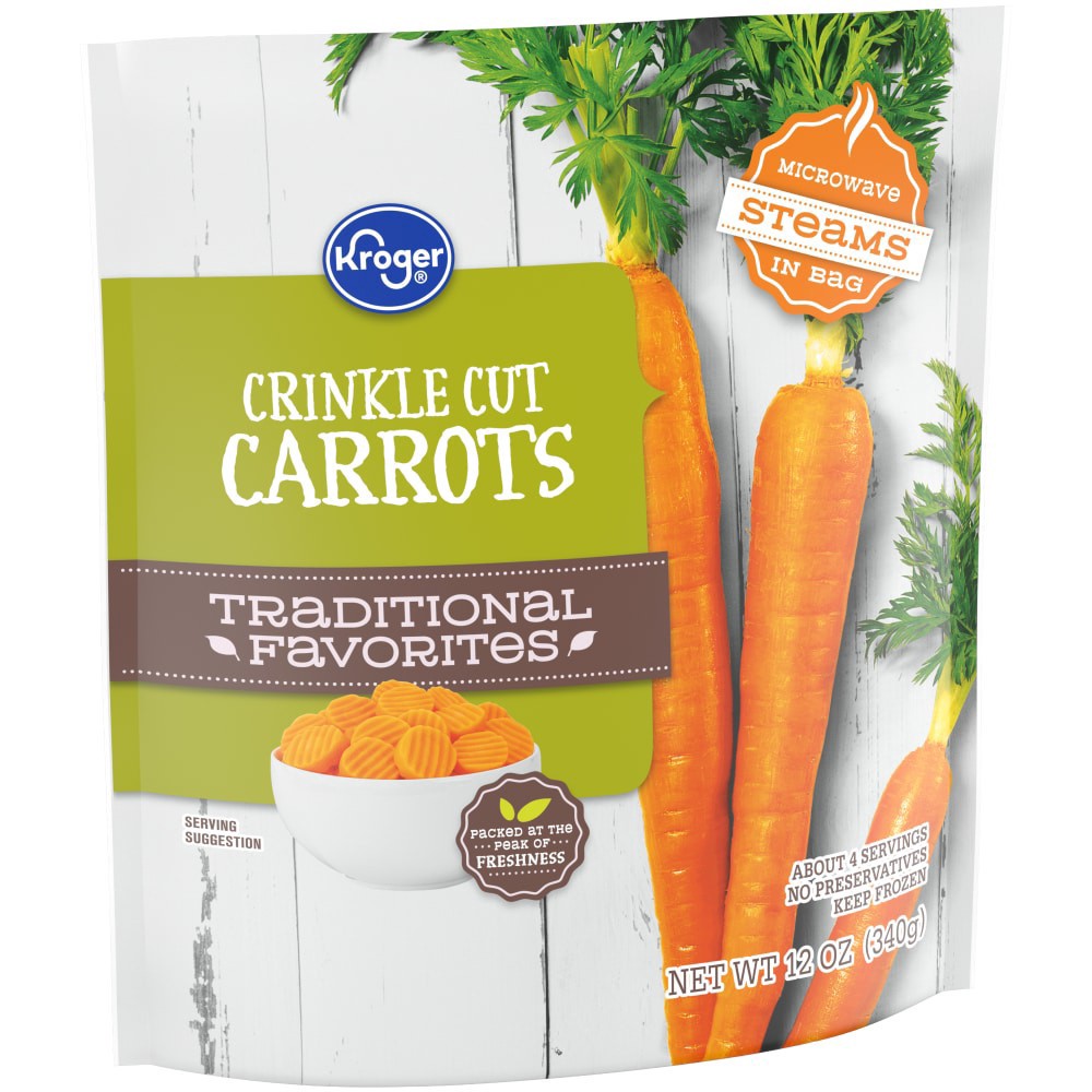 slide 2 of 5, Kroger Crinkle Cut Carrots, 12 oz