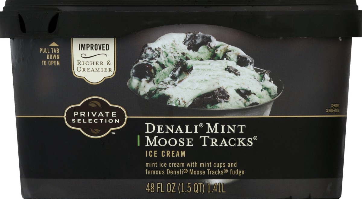 slide 5 of 6, Private Selection Denali Mint Moose Tracks, 48 fl oz