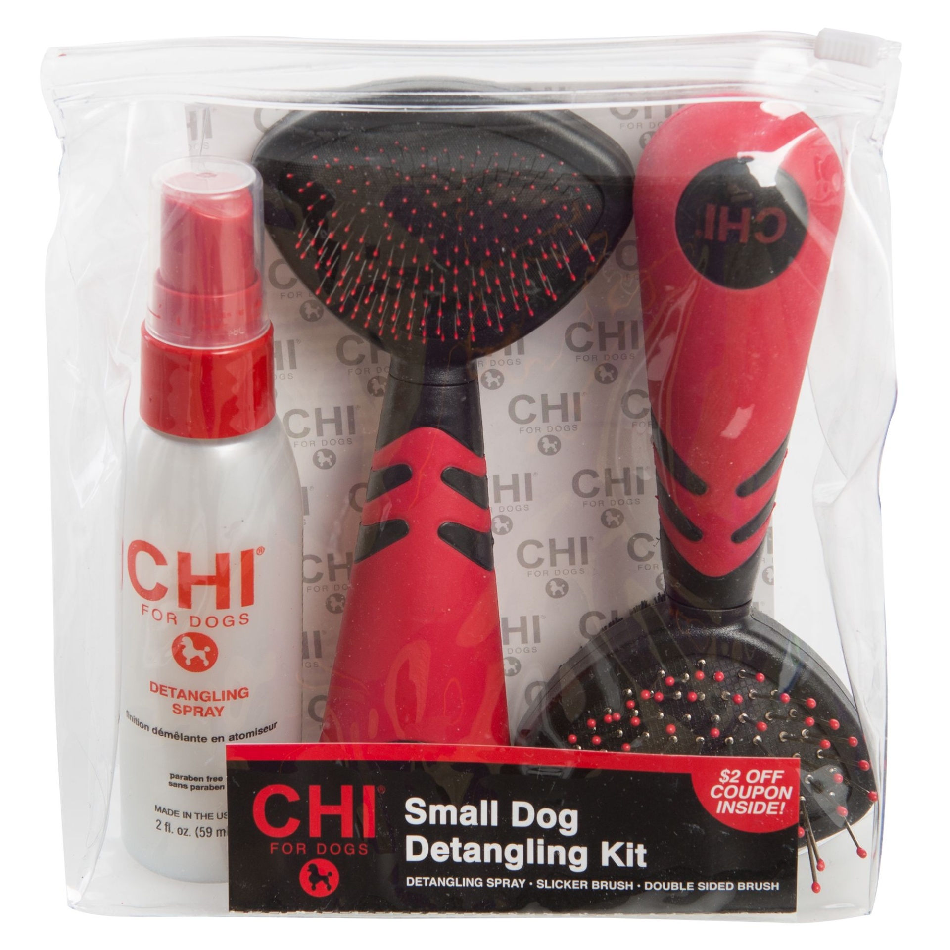 slide 1 of 1, CHI Small Dog Detangling Kit, 1 ct