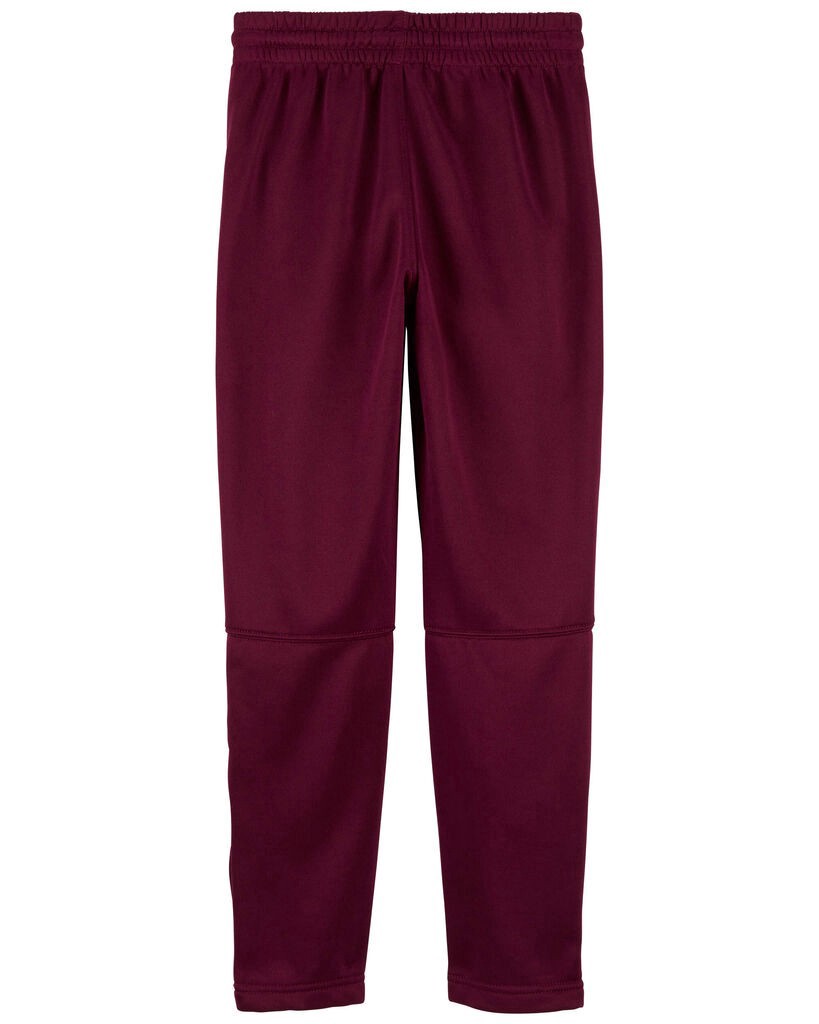 slide 2 of 5, Oshkosh Kid Tricot French Terry Drawstring Pants Maroon 8, 1 ct