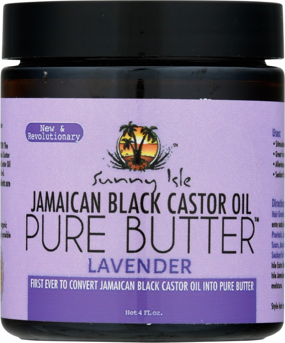 slide 12 of 12, Sunny Isle Pure Butter Jamaican Black Lavender Castor Oil 4 fl oz, 4 oz