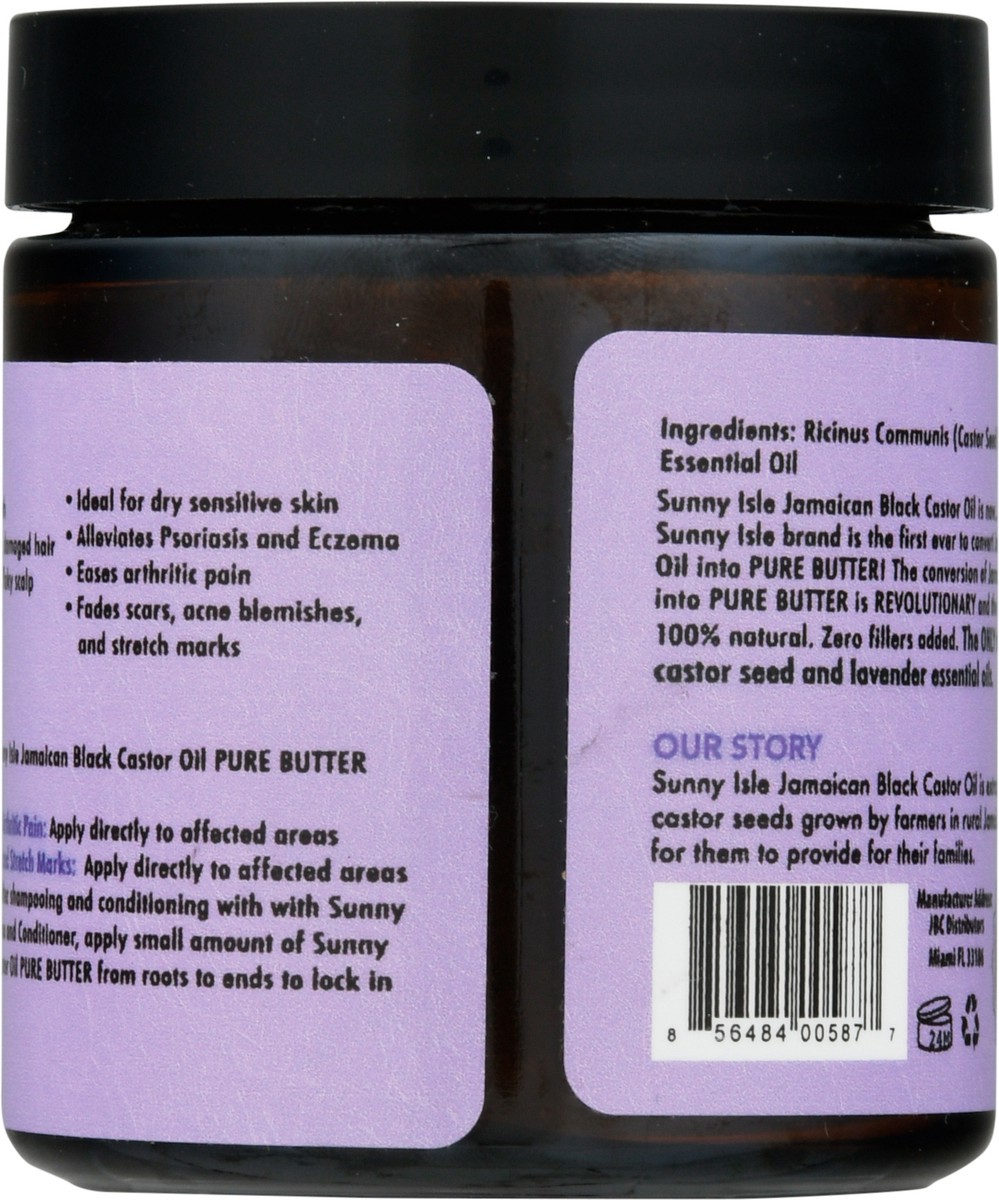 slide 4 of 12, Sunny Isle Pure Butter Jamaican Black Lavender Castor Oil 4 fl oz, 4 oz