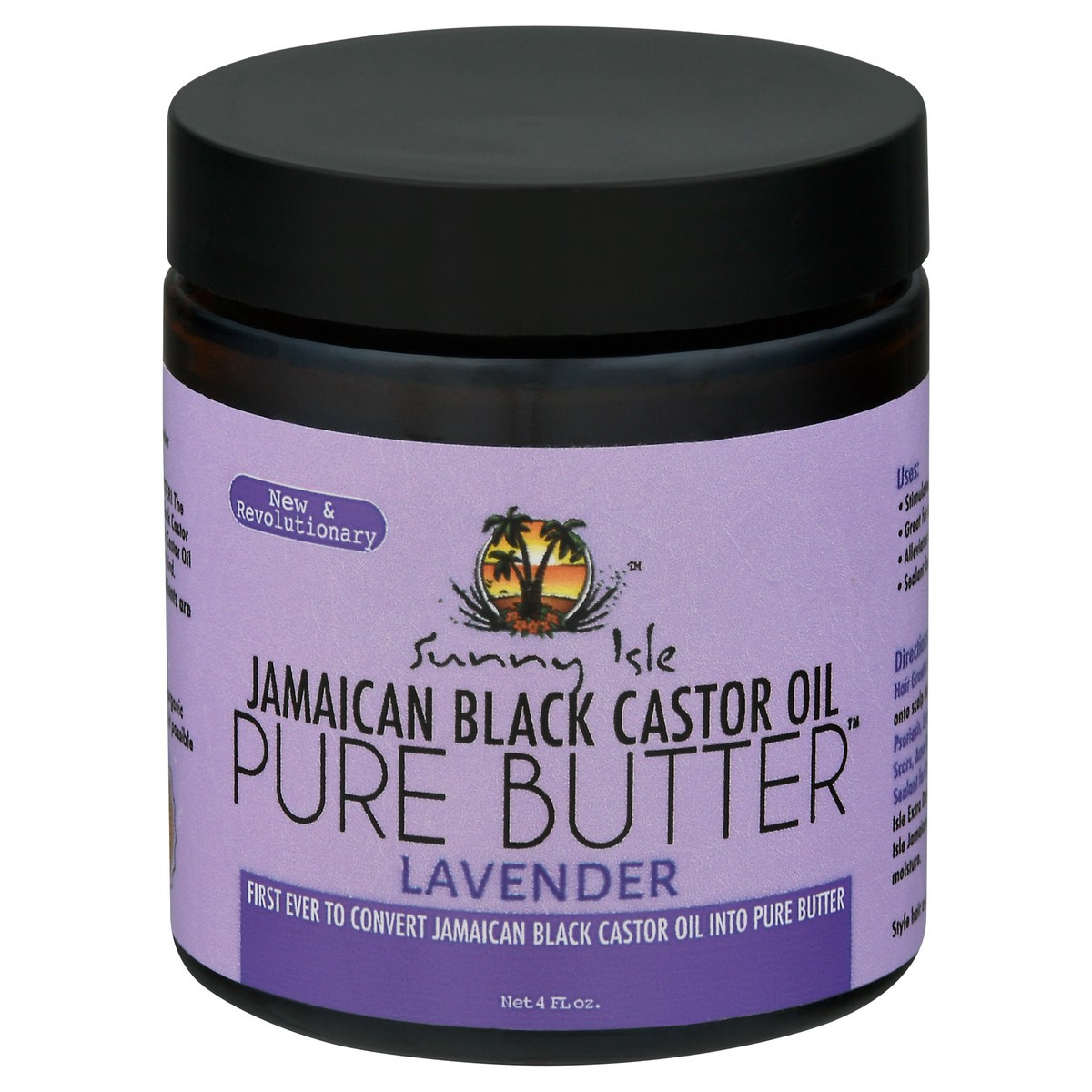 slide 9 of 12, Sunny Isle Pure Butter Jamaican Black Lavender Castor Oil 4 fl oz, 4 oz