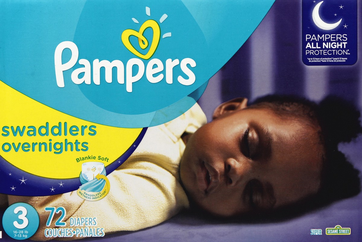 slide 1 of 5, Pampers Diapers 72 ea, 72 ct