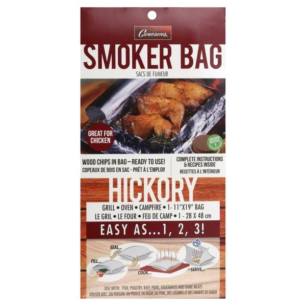 slide 1 of 6, Cameron's Hickory Smoker Bag, 1 ct