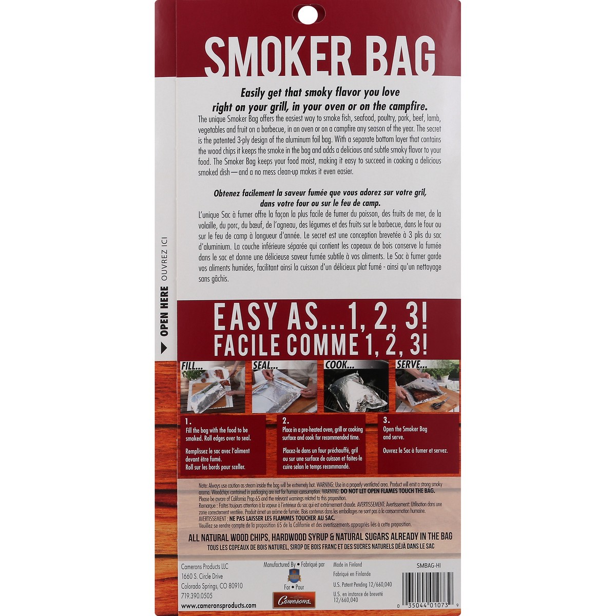slide 6 of 6, Cameron's Hickory Smoker Bag, 1 ct