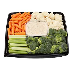 Vegetable Tray With Dip - 52 OZ