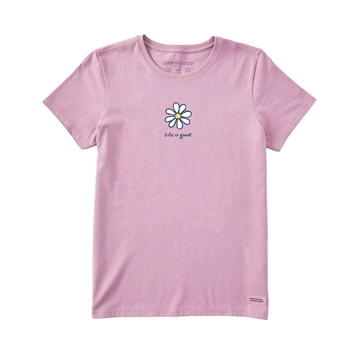 slide 1 of 2, LIFE IS GOOD Lig Wmn Shrtslv Lg - Daisy, 1 ct