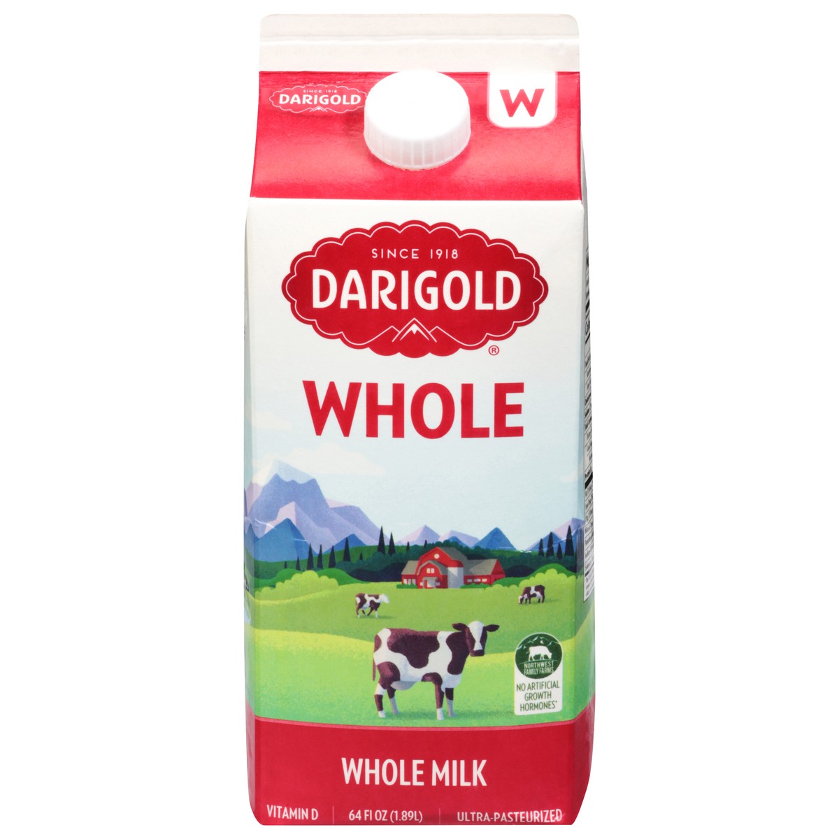 slide 1 of 9, Darigold Whole Milk 64 fl oz, 64 fl oz