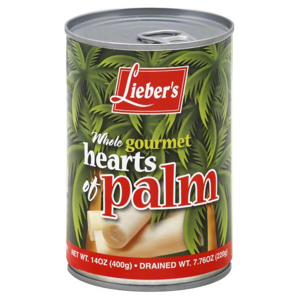 slide 1 of 1, Lieber's Liebers Hearts Of Palm Whole, 14 oz