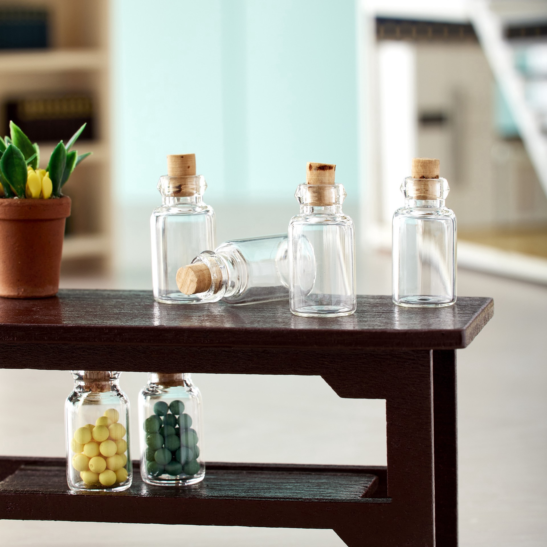 slide 2 of 3, Miniatures Bottles With Corks By Make Market, 1 in x 11/25 in