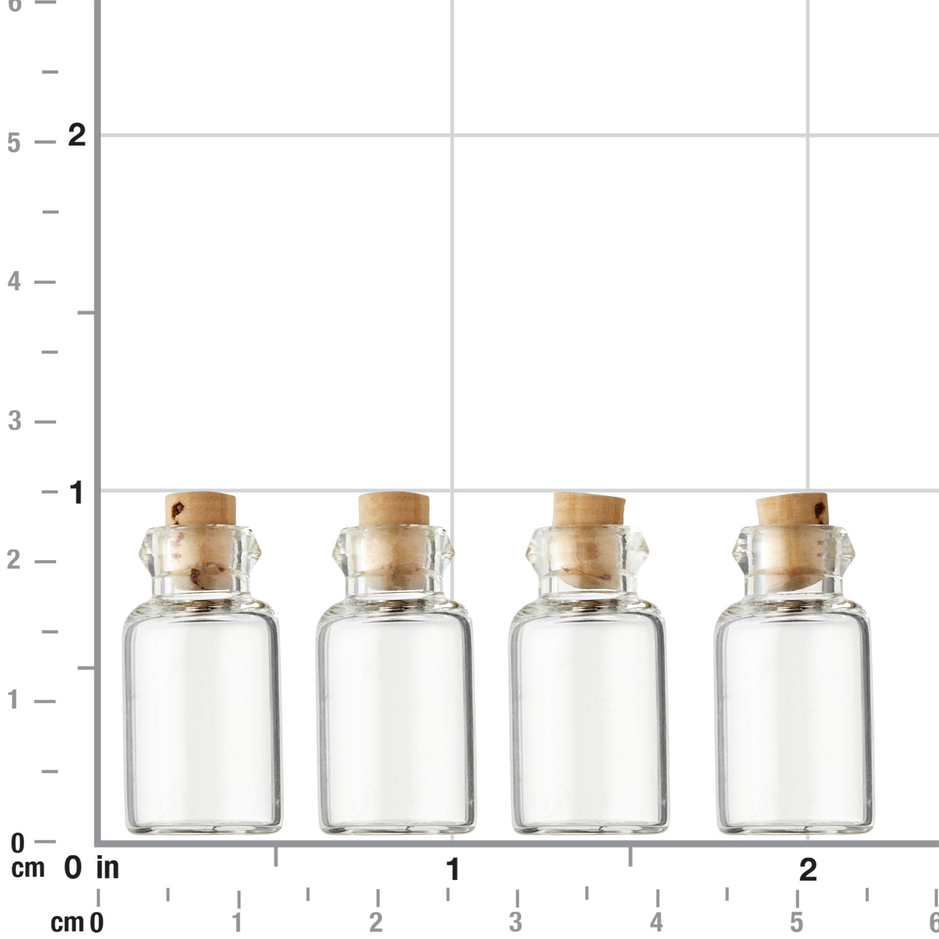 slide 3 of 3, Miniatures Bottles With Corks By Make Market, 1 in x 11/25 in