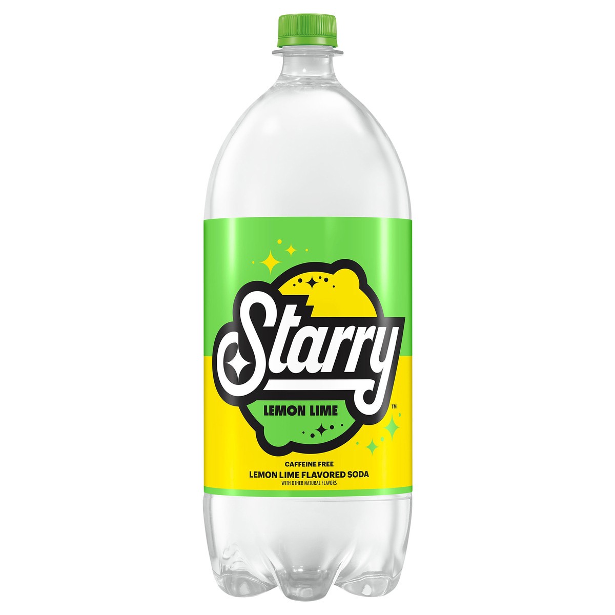 slide 1 of 4, Starry Lemon Lime Soda, Caffeine Free, 2.1 qt