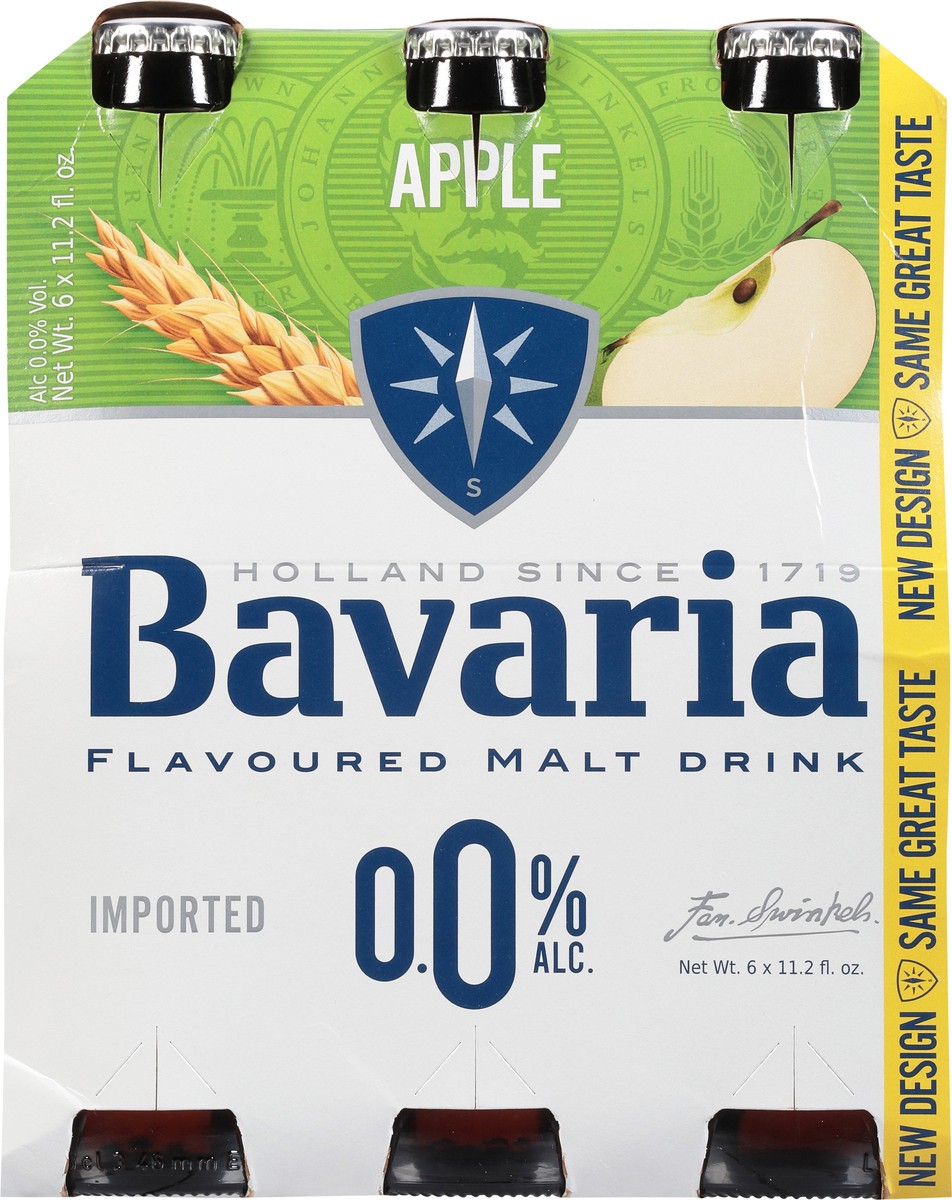 slide 3 of 11, Bavaria Imported Apple Flavoured Malt Drink 6 - 11.2 fl oz Bottles, 6 ct