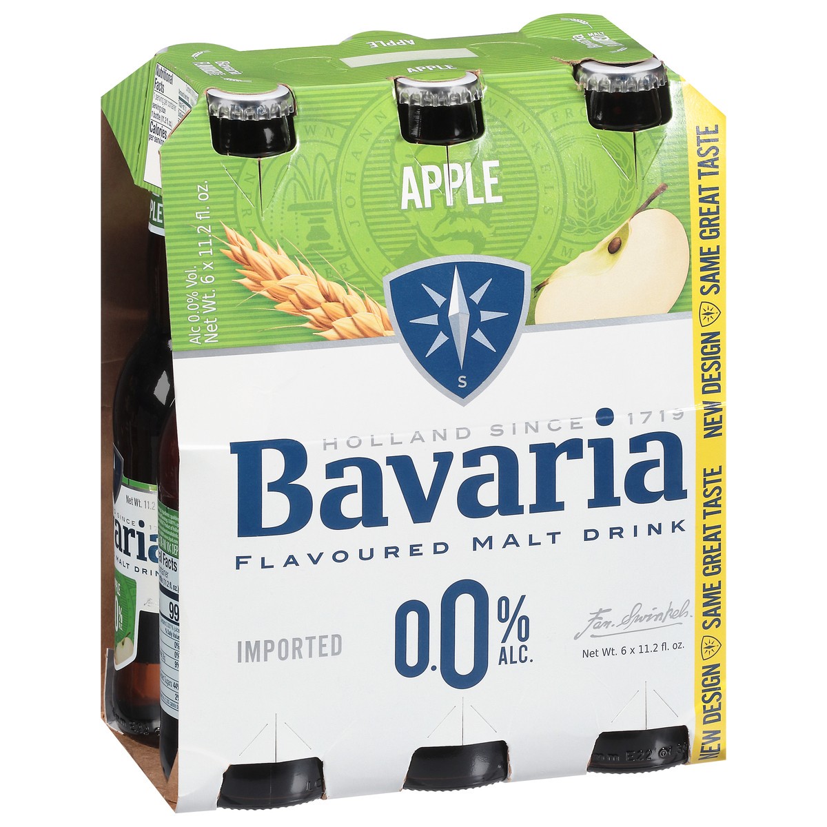 slide 9 of 11, Bavaria Imported Apple Flavoured Malt Drink 6 - 11.2 fl oz Bottles, 6 ct