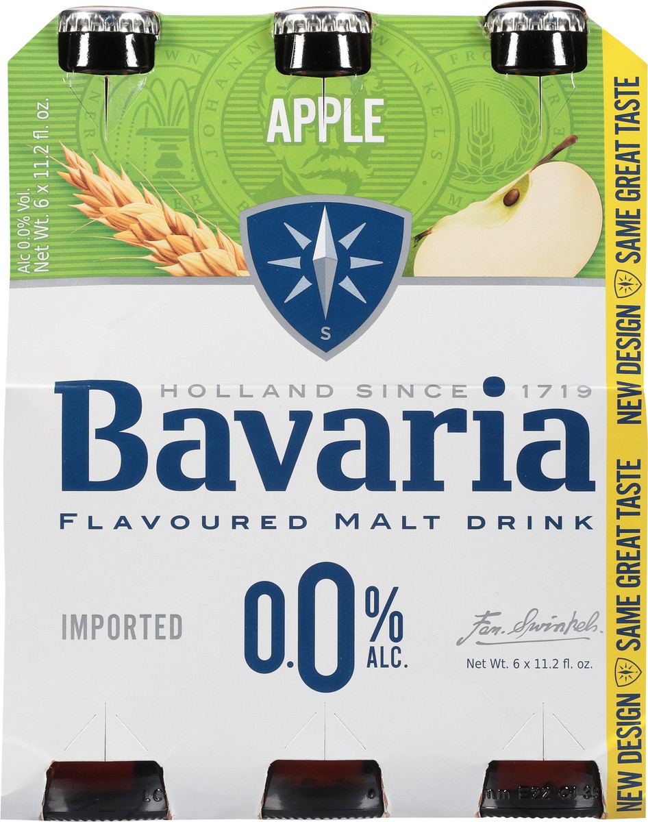 slide 4 of 11, Bavaria Imported Apple Flavoured Malt Drink 6 - 11.2 fl oz Bottles, 6 ct