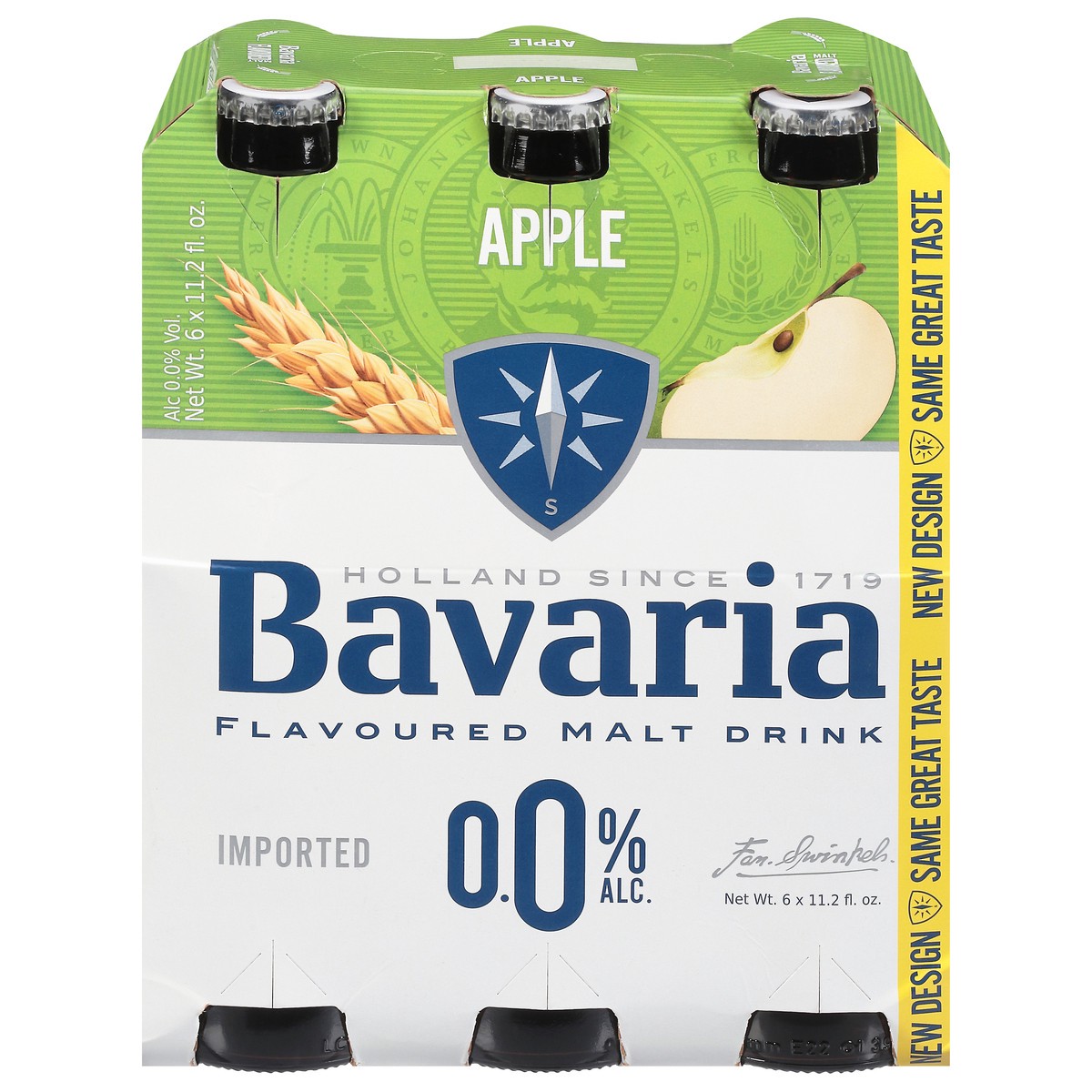 slide 1 of 11, Bavaria Imported Apple Flavoured Malt Drink 6 - 11.2 fl oz Bottles, 6 ct