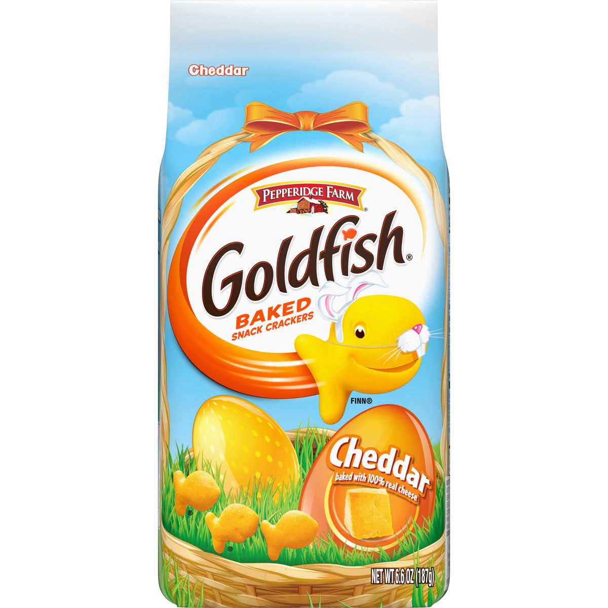 slide 6 of 9, Pepperidge Farm Goldfish Cheddar Crackers, Spring 6.6 oz. Bag, 6.6 oz