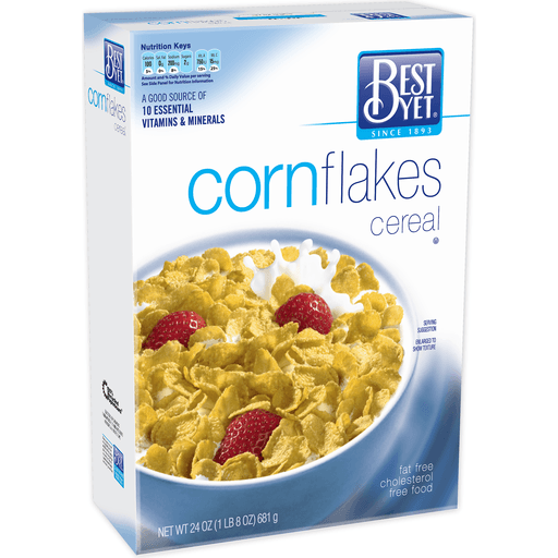 slide 1 of 1, Best Yet Corn Flakes Cereal - 24 oz, 24 oz