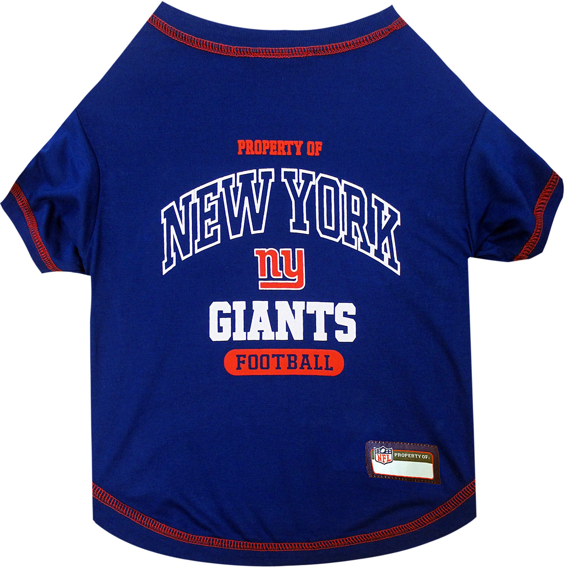 slide 1 of 1, Pets First New York Giants T-Shirt, LG