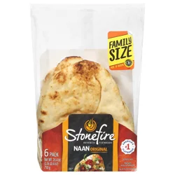 Stonefire Original Tandoor Baked Naan - Family Pack